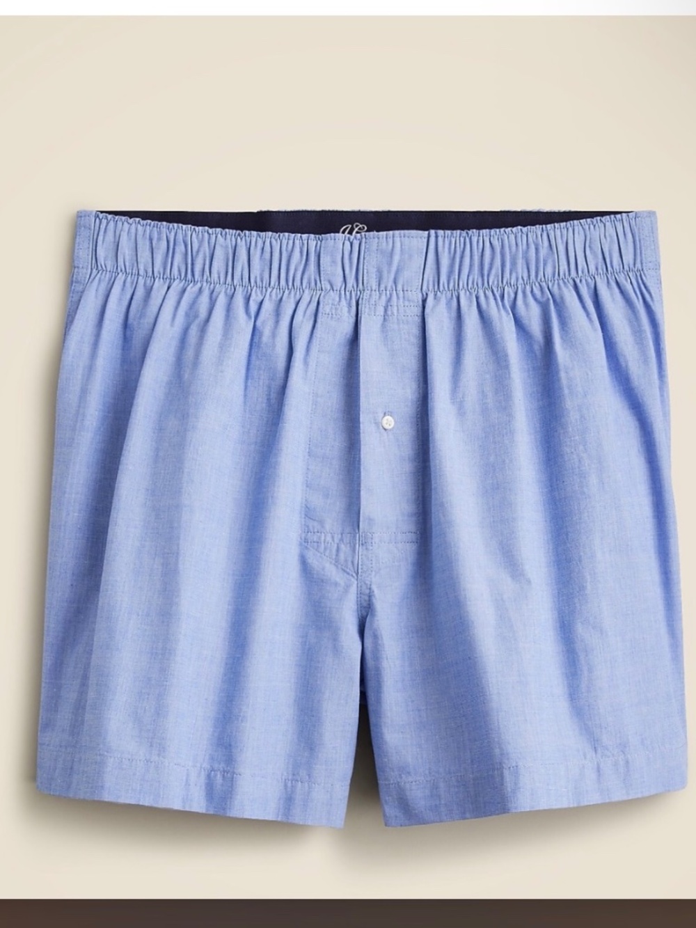 J.Crew Men's Cotton Boxers Blue Peri Size XS